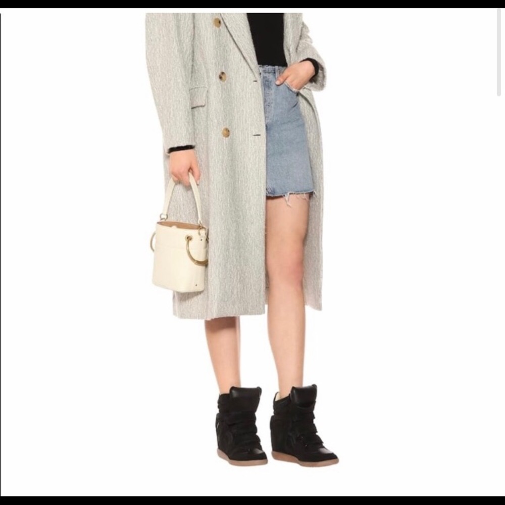 Isabel Marant Beckett Hiden-Wedge Sneaker